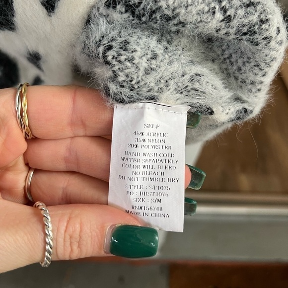 Racheal Chunky Cozy Animal Print Cheetah Sweater- Size Small - Picture 4 of 6